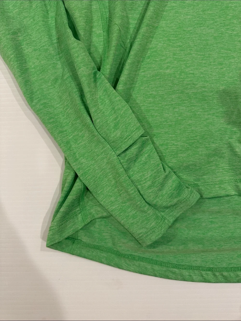 Nike Green Quarter-Zip Performance Top Womens Size Small